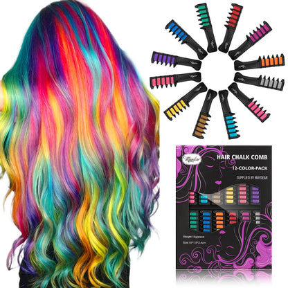 Temporary Hair Color Chalk Comb