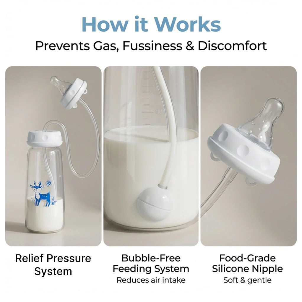 Hands-Free Baby Bottle