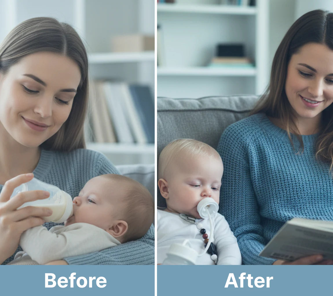 Hands-Free Baby Bottle