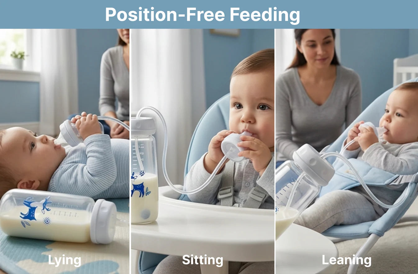 Hands-Free Baby Bottle